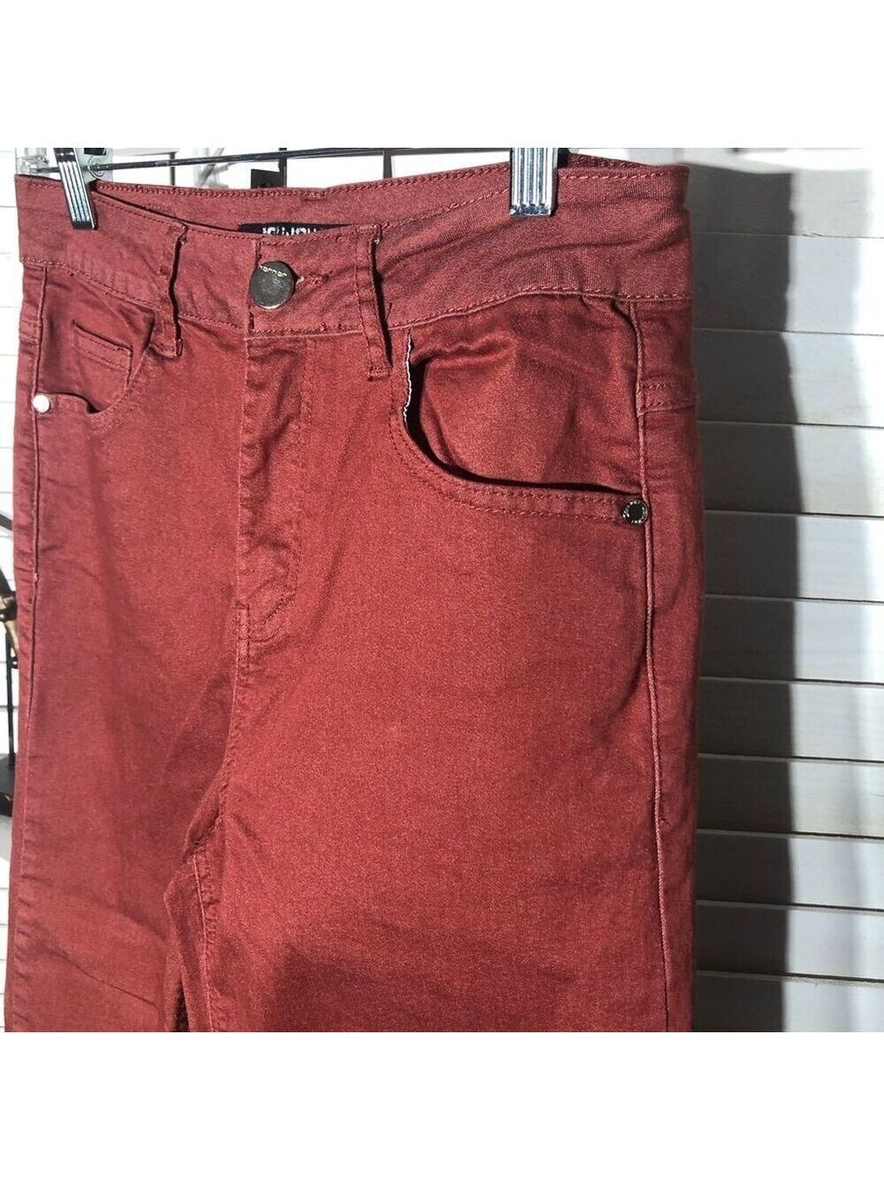 JouJou Jacey Terracotta Culotte Pants Straight Leg Size 27 - Picture 6 of 11